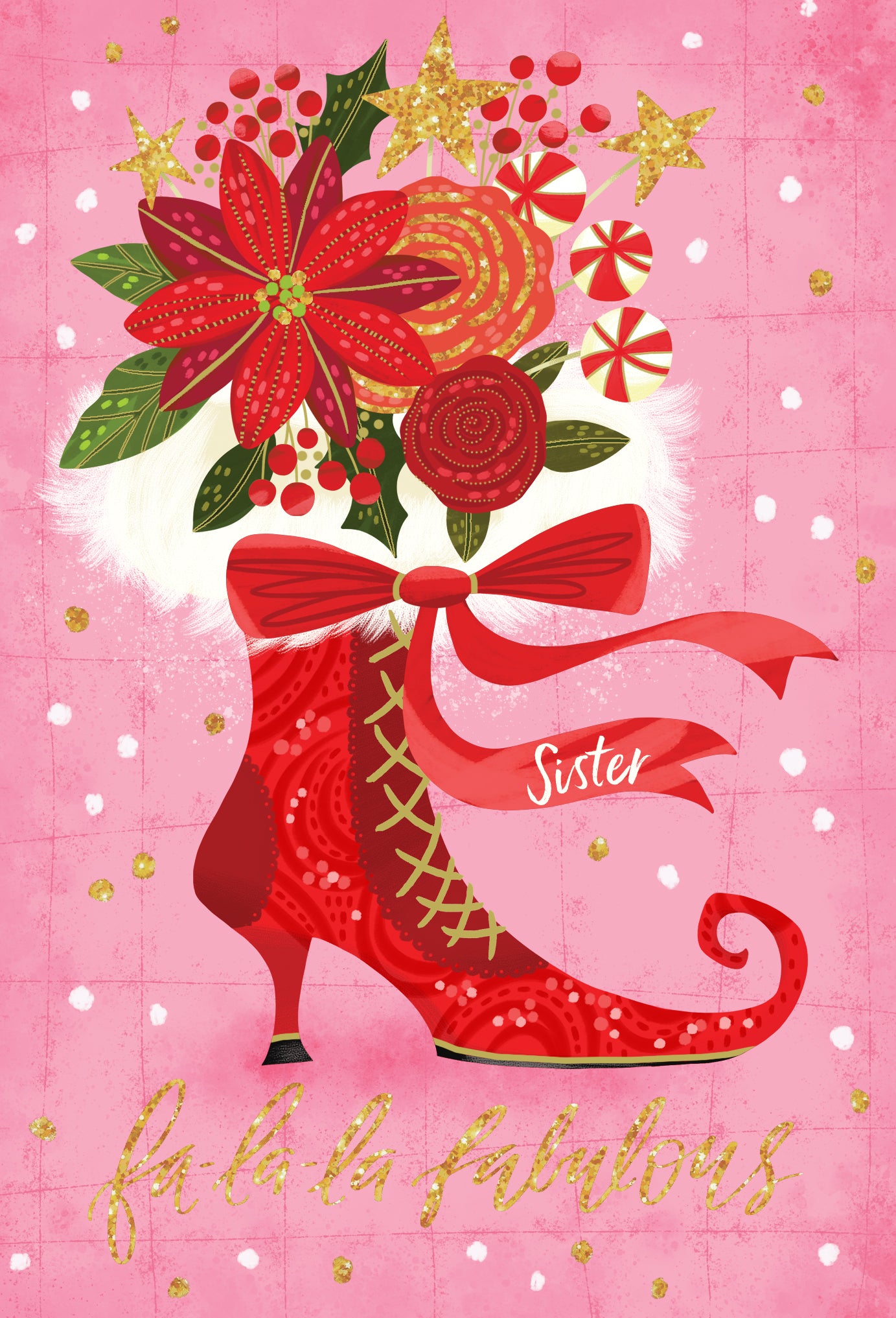 Sister fa-la-la Fabulous - Christmas Card - Cardmore